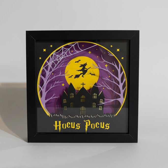 Hocus Pocus Lighted Shadowbox