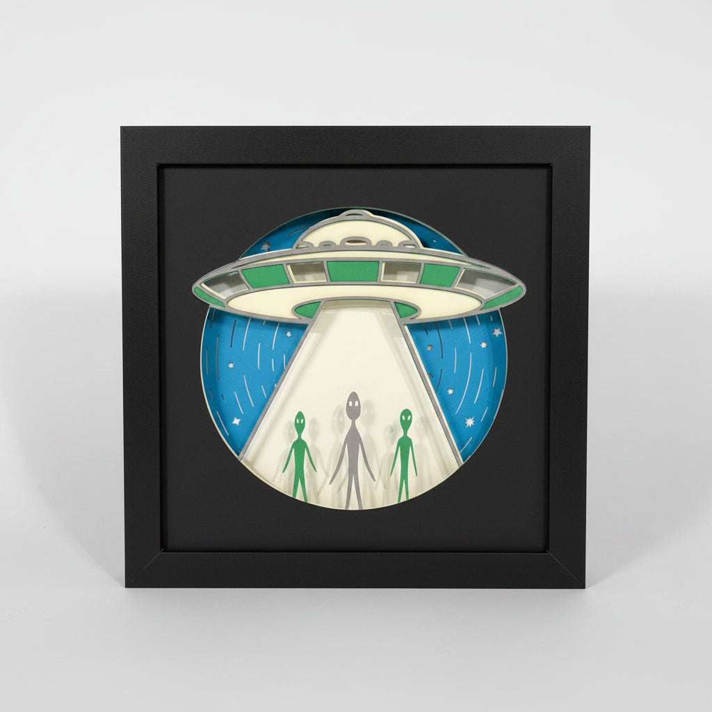 Aliens Lighted Shadowbox