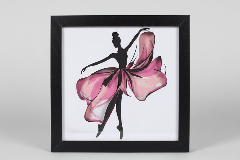 Ballerina Lighted Shadowbox