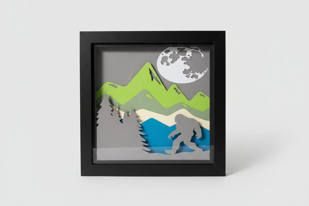 Bigfoot Lighted Shadowbox